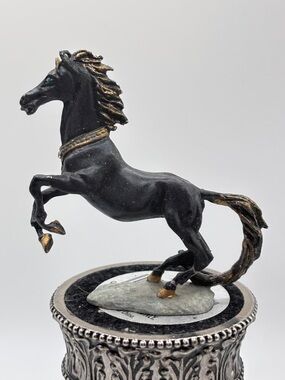 Enchanted Kingdom of Xanth MARE IMBRIUM black Franklin Mint Pewter 1989 D&D VTG